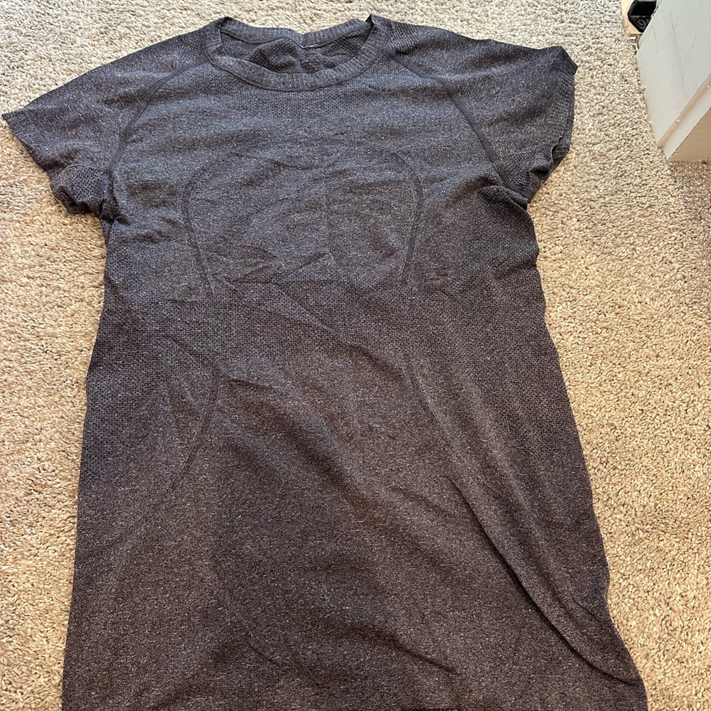 Gray Lululemon Swiftly Tech Tee